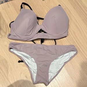Women's Mauve Bikini Set